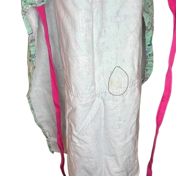 Milly Green Women’s Apron - Green/Pink/White - Travel Theme - OS - Picture 7 of 8